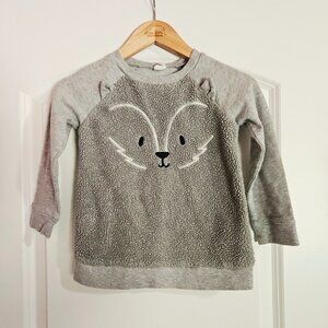 Baby Gap Fuzzy Wolf Sweatshirt